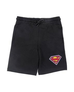 mid-rise superman shorts