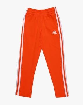 mid-rise track pants with contrast banding