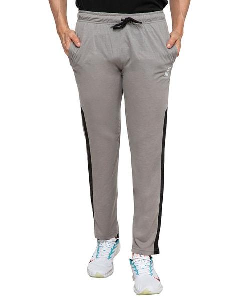 mid-rise track pants with insert pockets