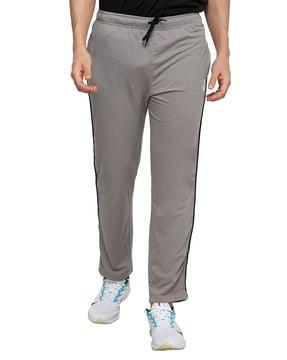 mid-rise track pants with insert pockets