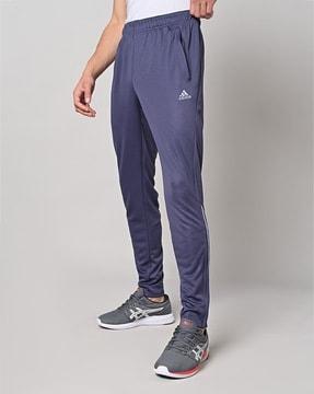 mid-rise track pants with slip pockets