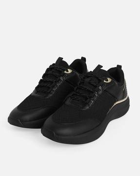 mid-top lace -up casual shoes