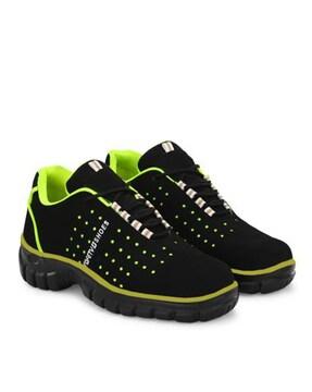 mid-top lace-up shoes