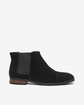 mid-tops stacked slip-on casual shoes