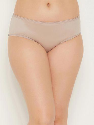 mid waist hipster panty in taupe taupe