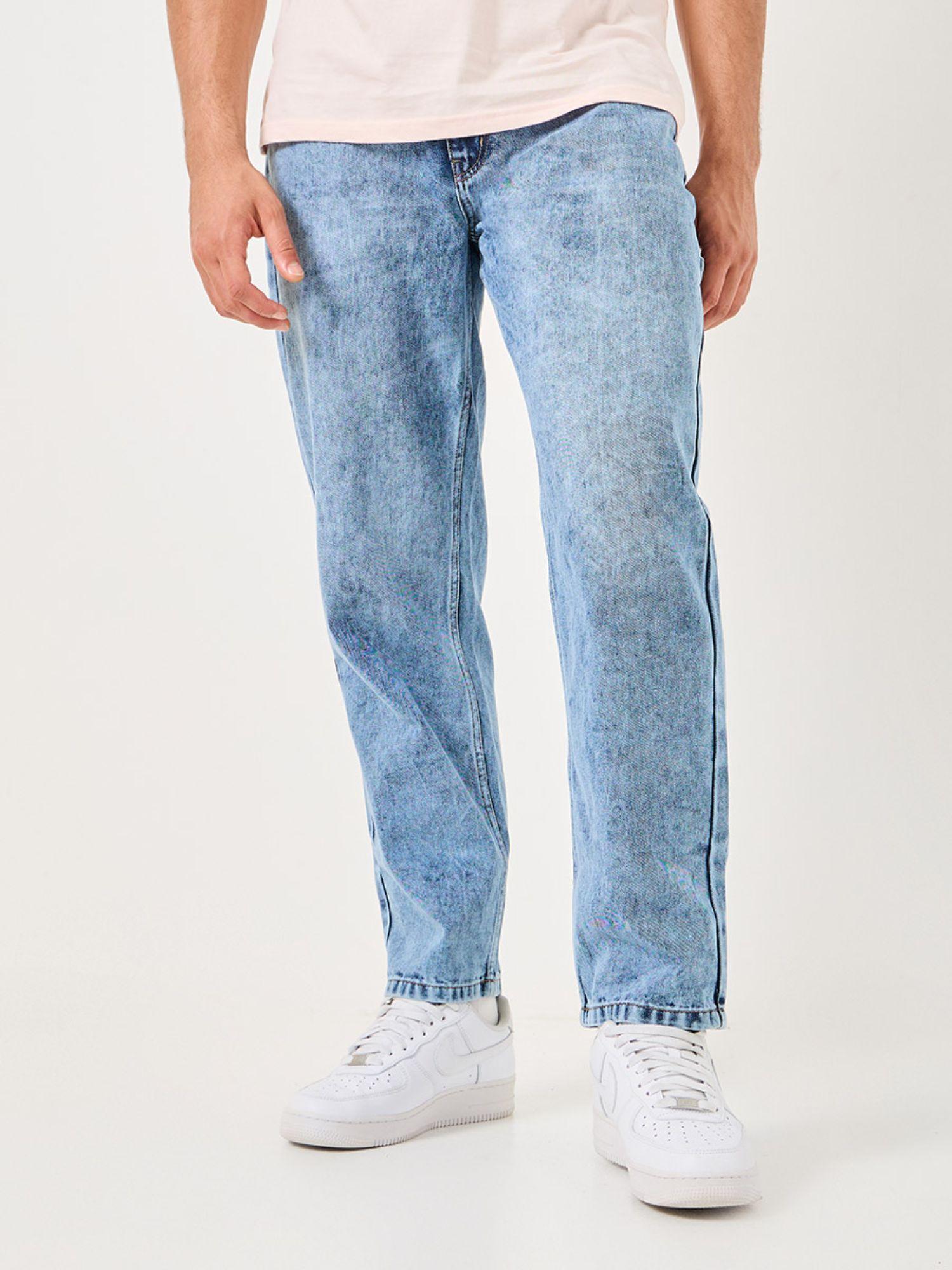 mid wash carpenter fit jeans