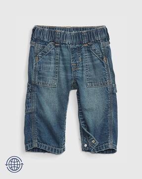 mid-wash carpenter fit organic cotton jeans