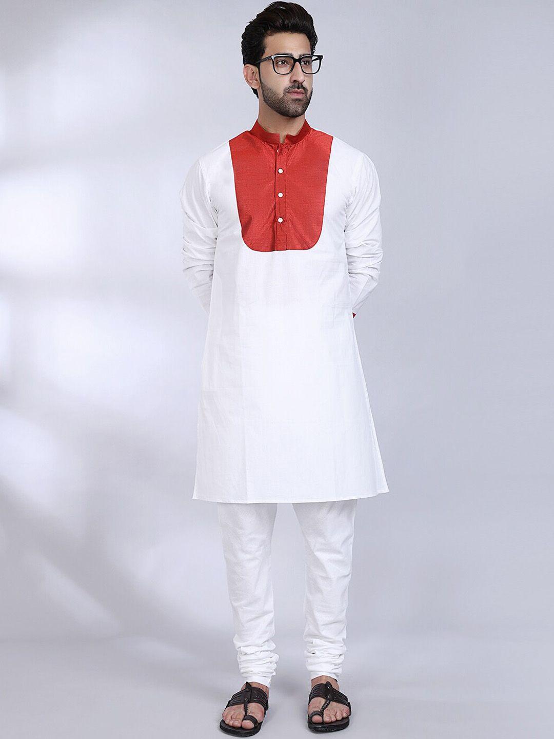 midav mandarin collar straight cotton kurta