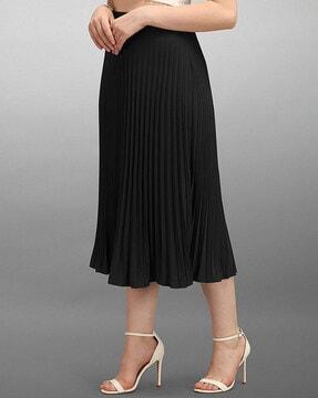 midi a-line skirt