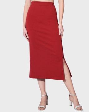 midi pencil skirt