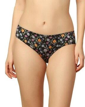 midnight garden medium coverage midi panty