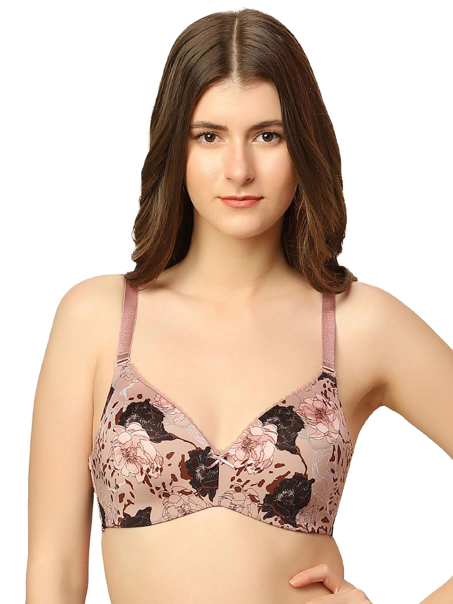 midnight garden padded non-wired t-shirt bra