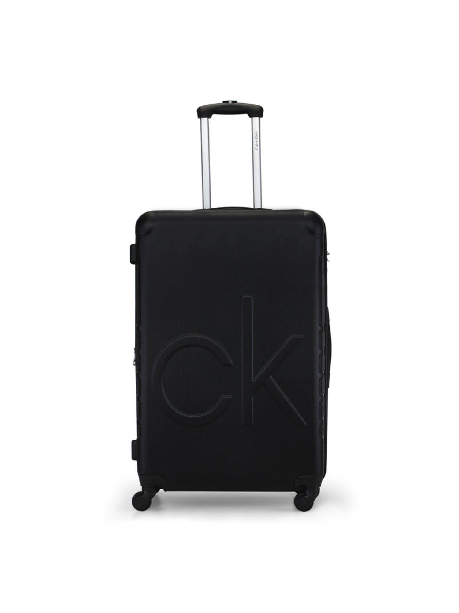 midtown tour black 100% abs hard luggage bag