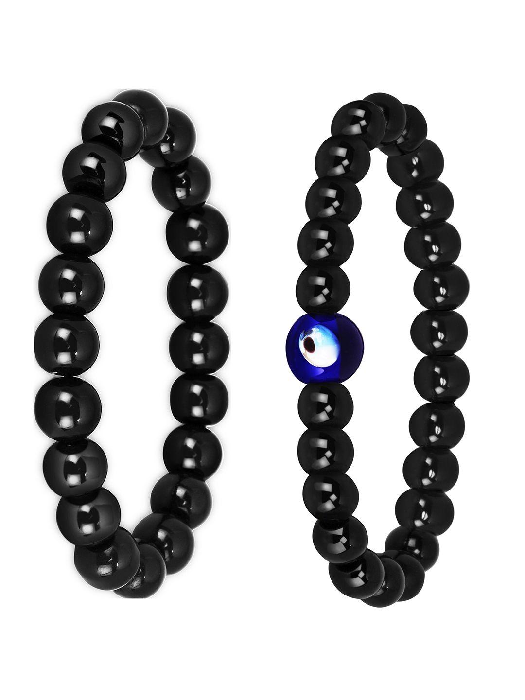 mikado men set of 2 elasticated slip-on bracelet