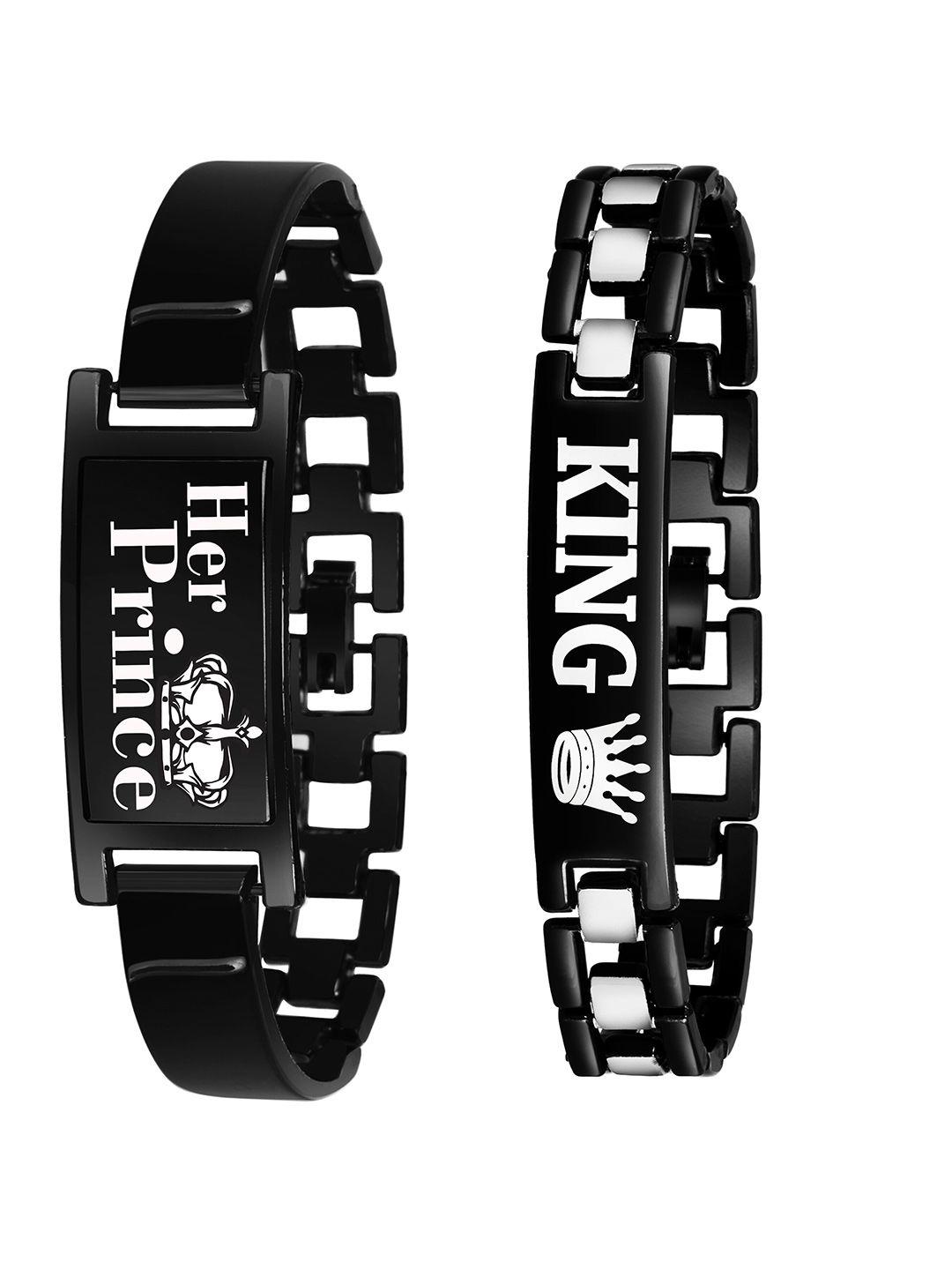 mikado men set of 2 link bracelet