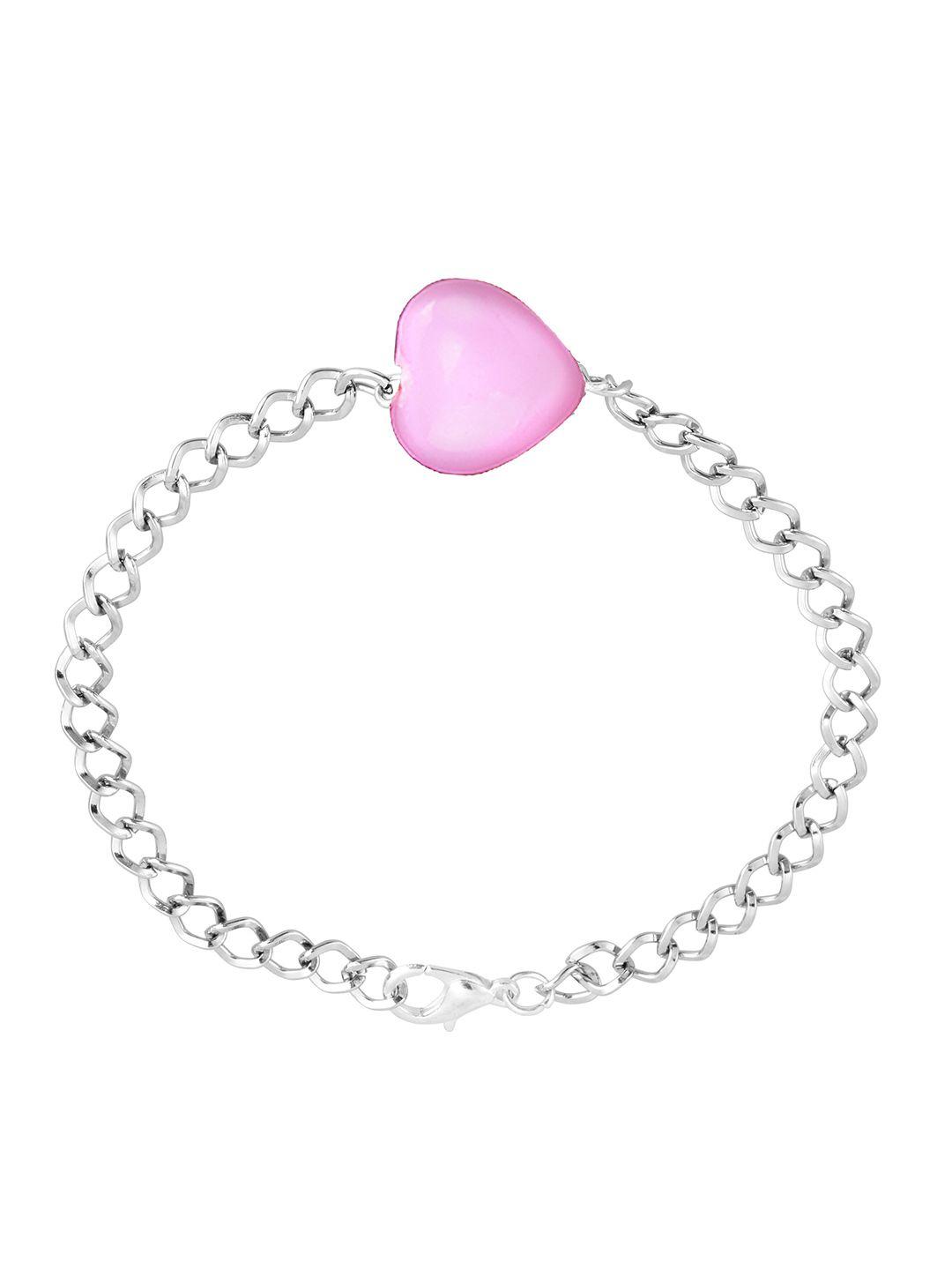 mikado silver-plated link bracelet