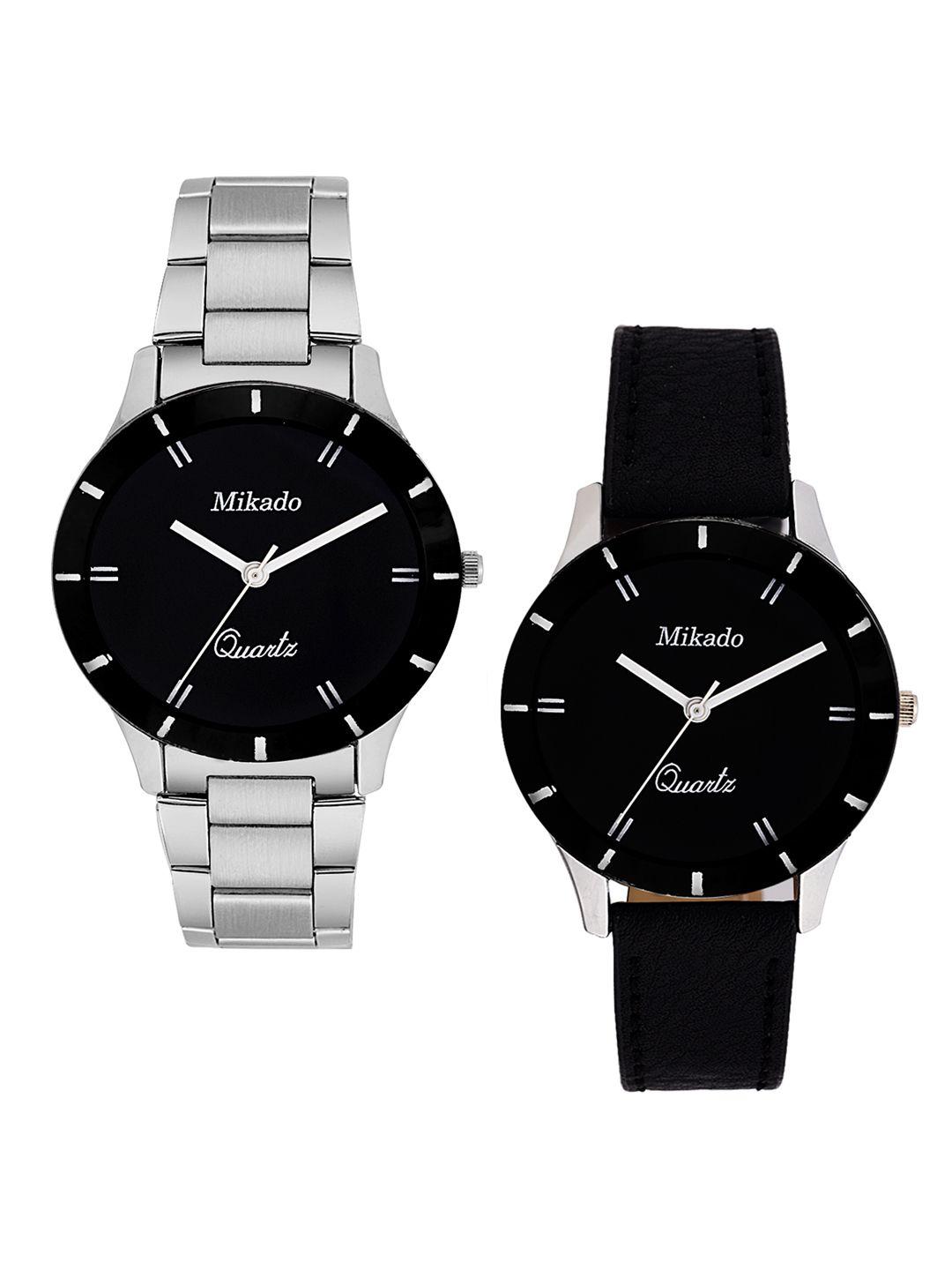 mikado women set of 2 analogue watches 30913