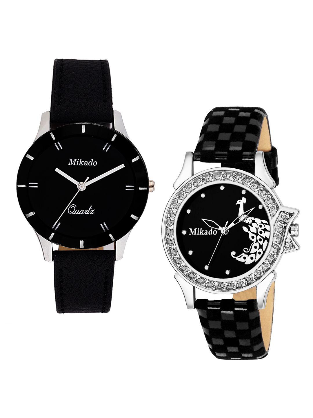 mikado women set of 2 analogue watches 30914