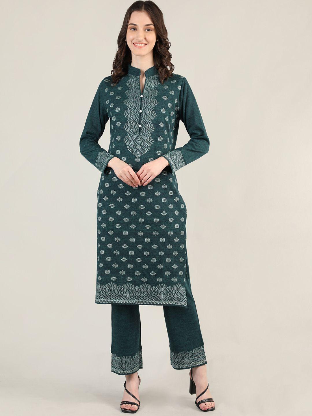 mikhad pure wool kurta with trousers