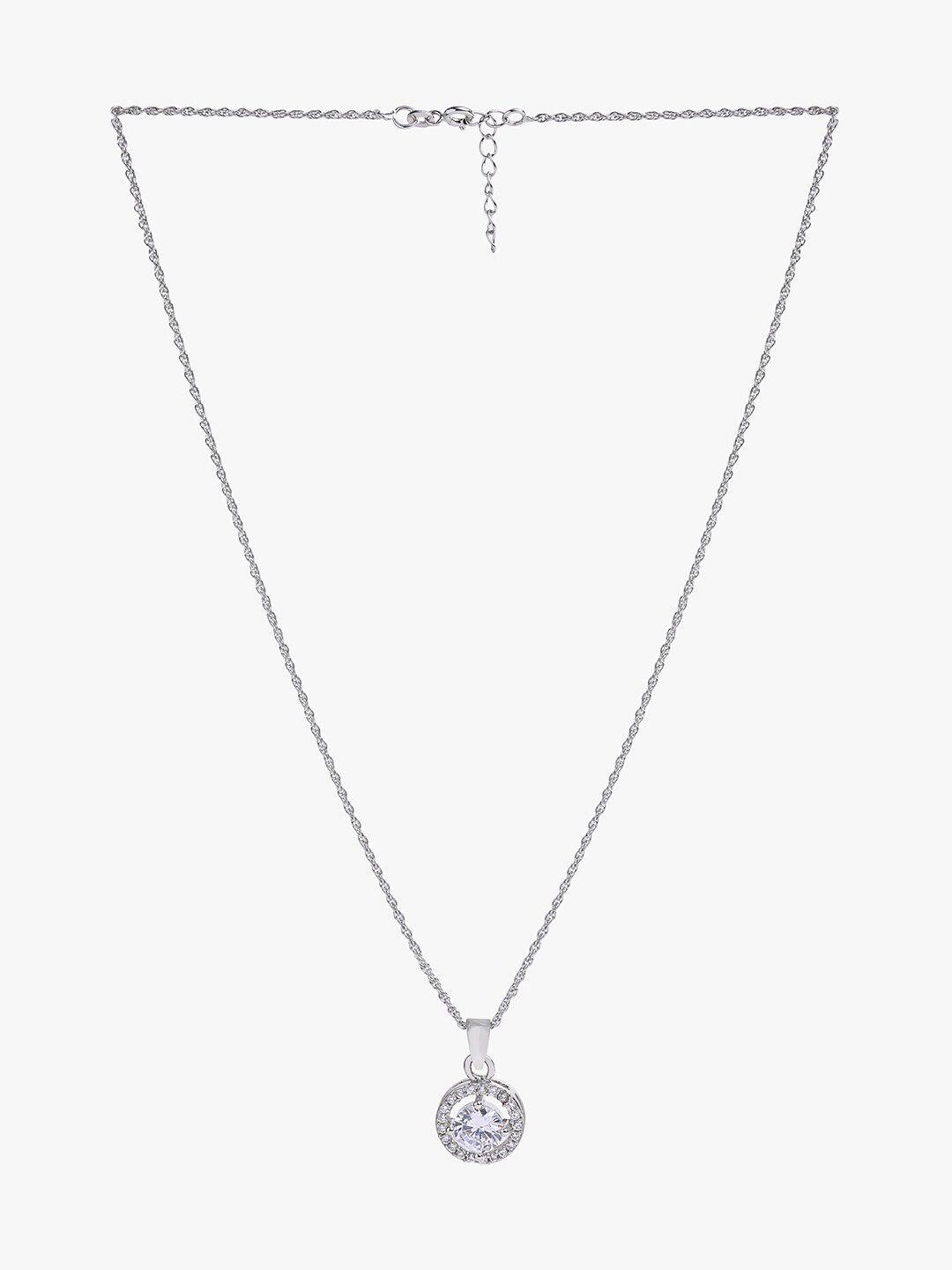 mikoto by fablestreet sterling silver rhodium-plated chain