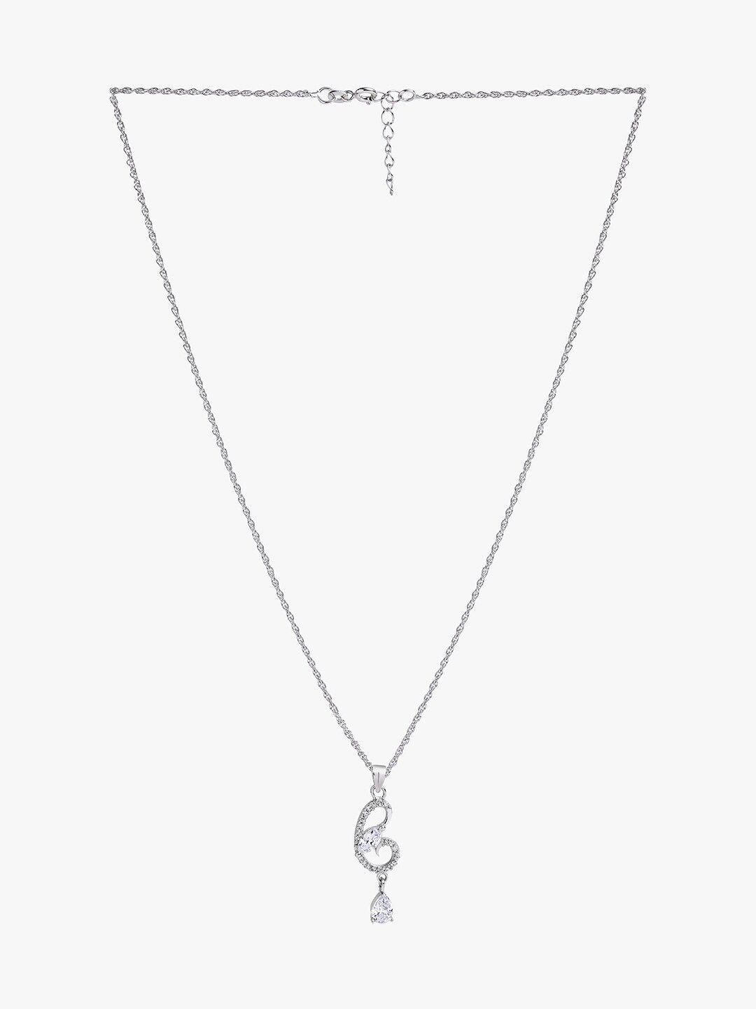 mikoto by fablestreet sterling silver rhodium-plated chain