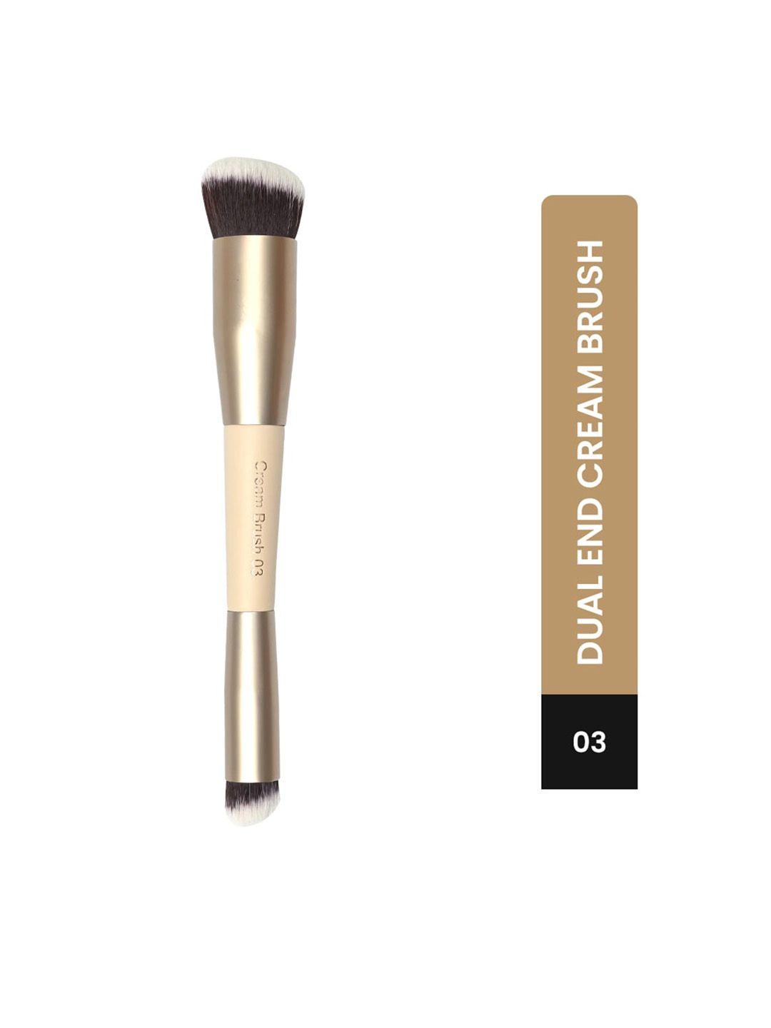 milagro beauty dual end cream brush 03 - beige