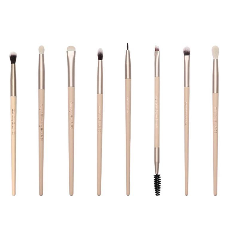 milagro beauty eye essential makeup brush collection (set of 8 )