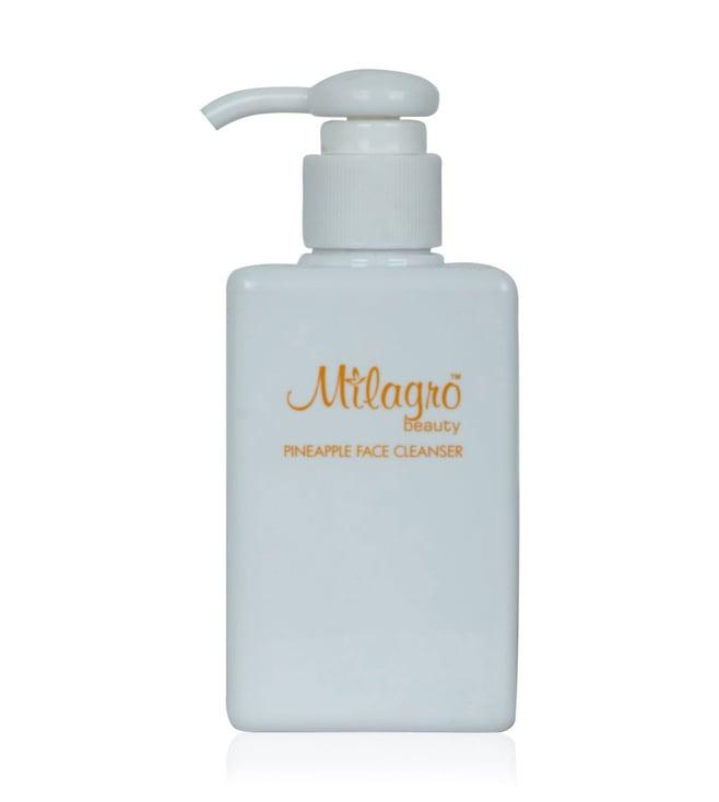 milagro beauty pineaple face cleanser - 120 gm