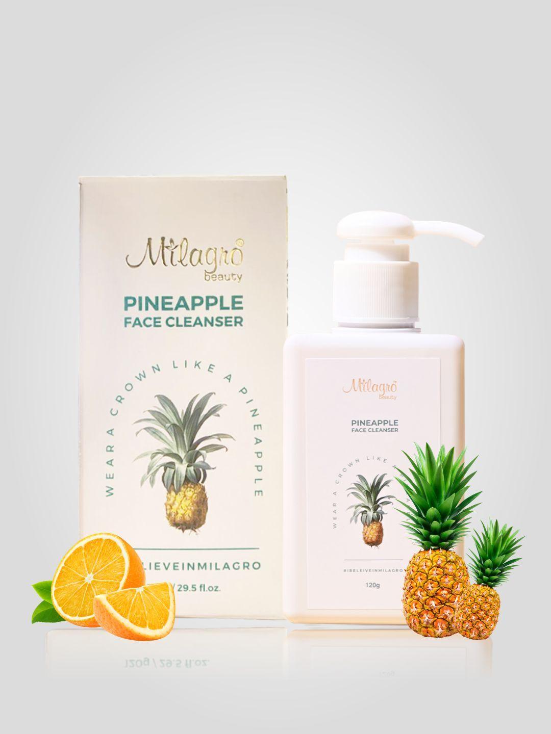 milagro beauty pineapple face cleanser 100ml