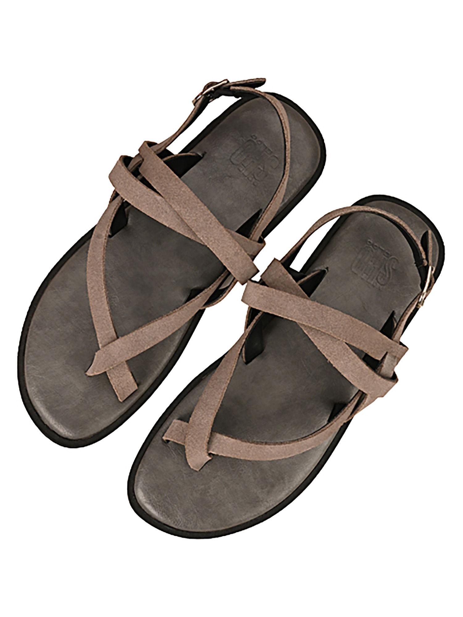 milan grey sandals