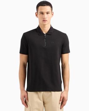 milano edition classic neck regular fit polo t-shirt