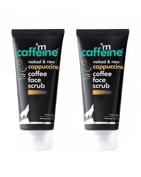 mild exfoliating anti-acne cappuccino face scrub set