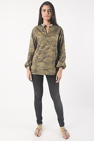 military-green-camouflage-tunic