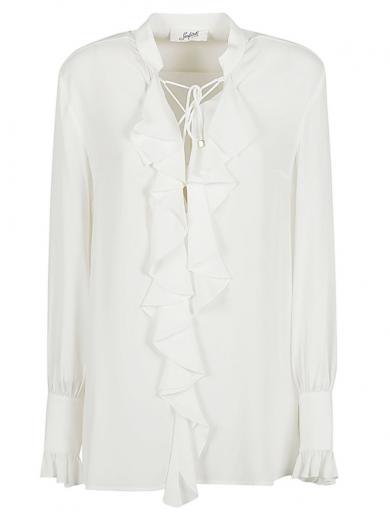 milly ruched shirt