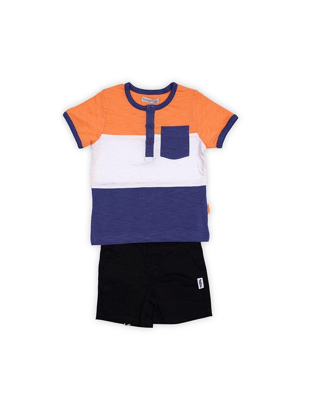 milou-boys-colourblocked-t-shirt-with-shorts