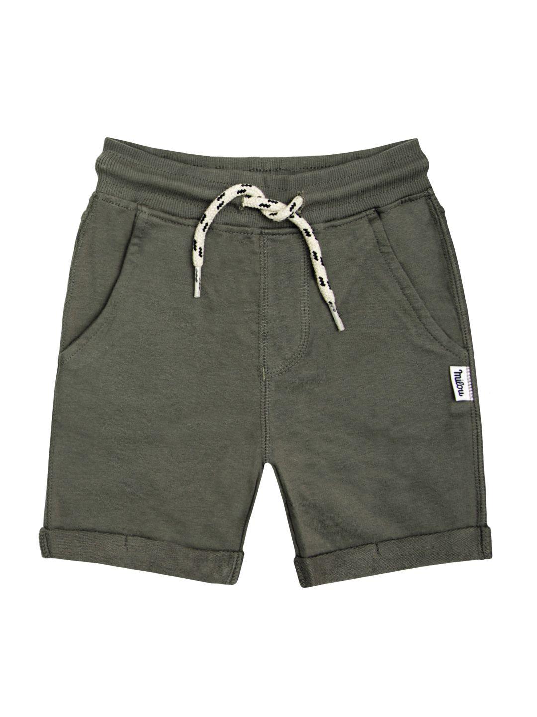 milou boys grey regular shorts