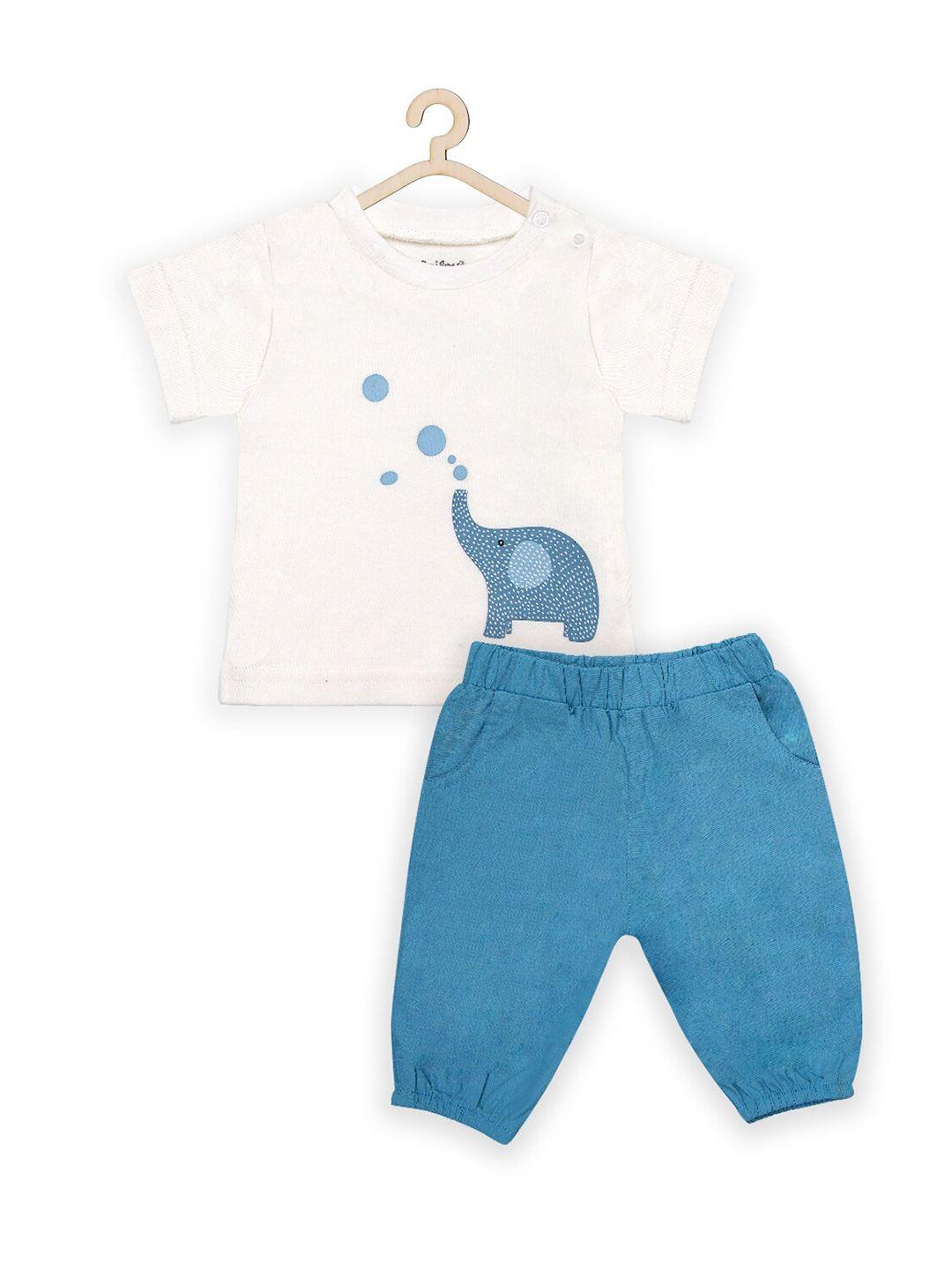 milou boys printed t-shirt with trousers