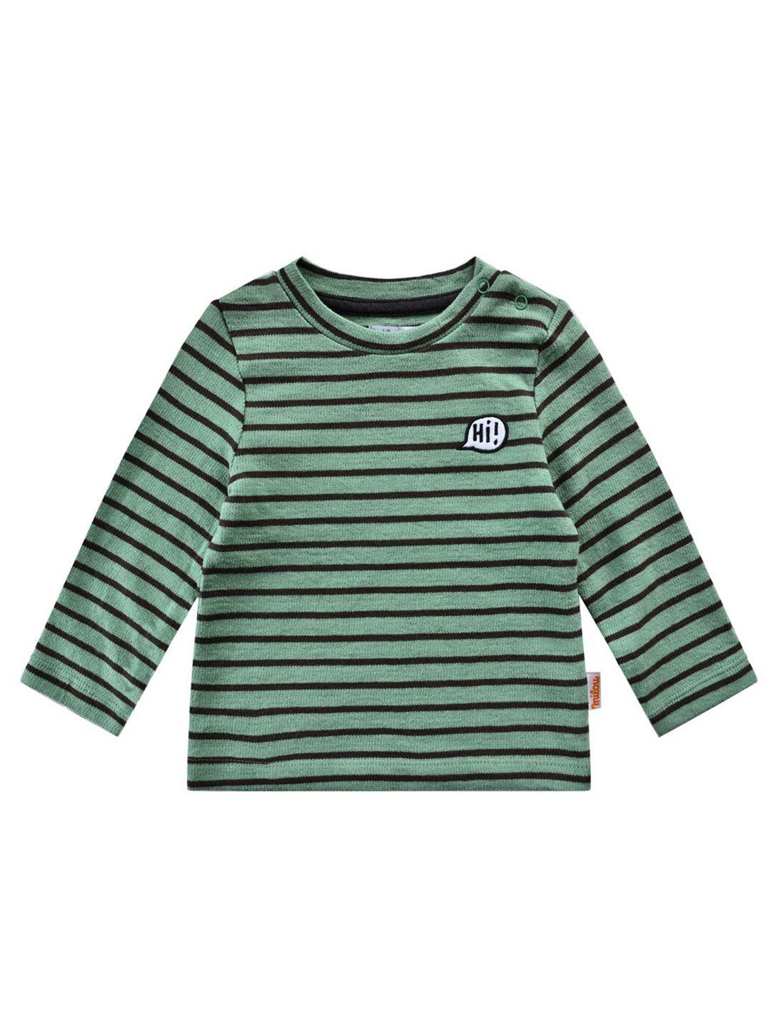 milou boys round neck striped slim fit t-shirt