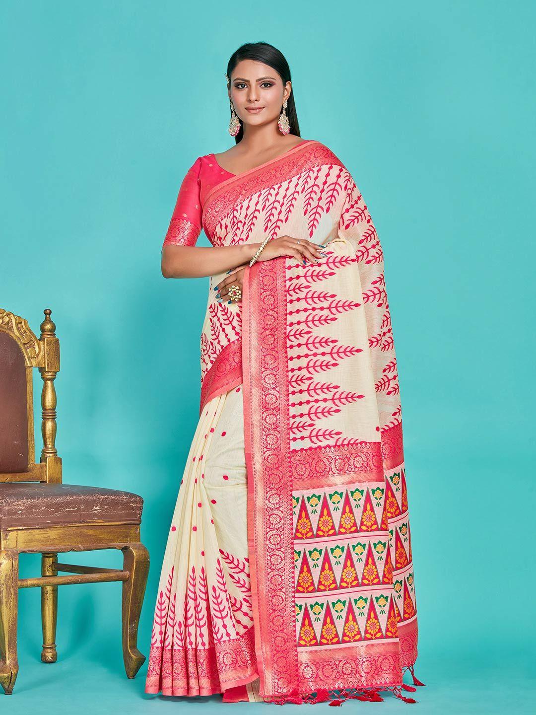 mimosa ethnic motifs woven design zari banarasi saree