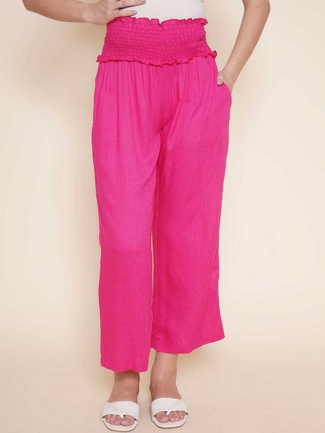 mine4nine women maternity pleated trousers