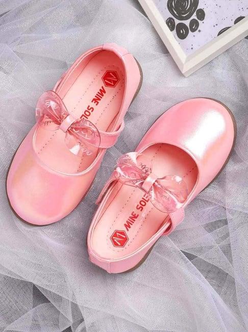 minesole kids pink mary jane shoes