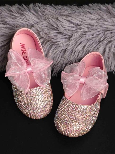 minesole kids pink mary jane shoes