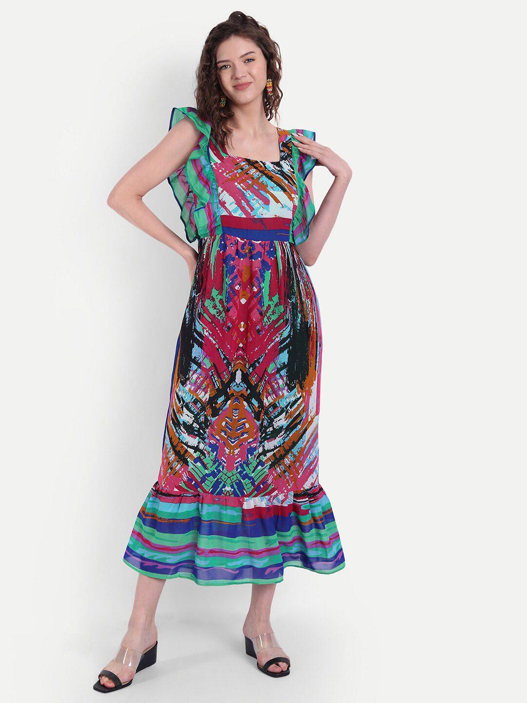 minglay multicoloured maxi dress