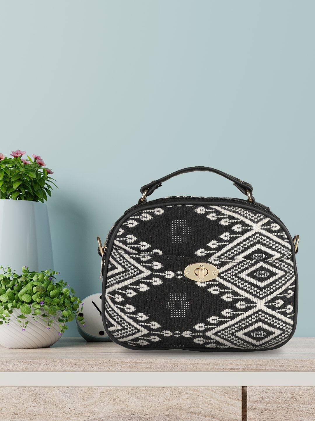 mini wesst textured structured satchel bag