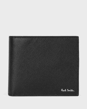 mini blur interior bi-fold & coin wallet