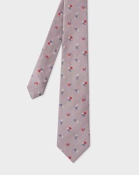 mini flowers tie