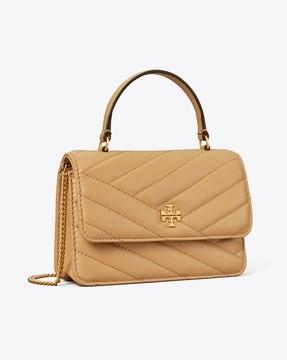 mini kira chevron top handle chain bag