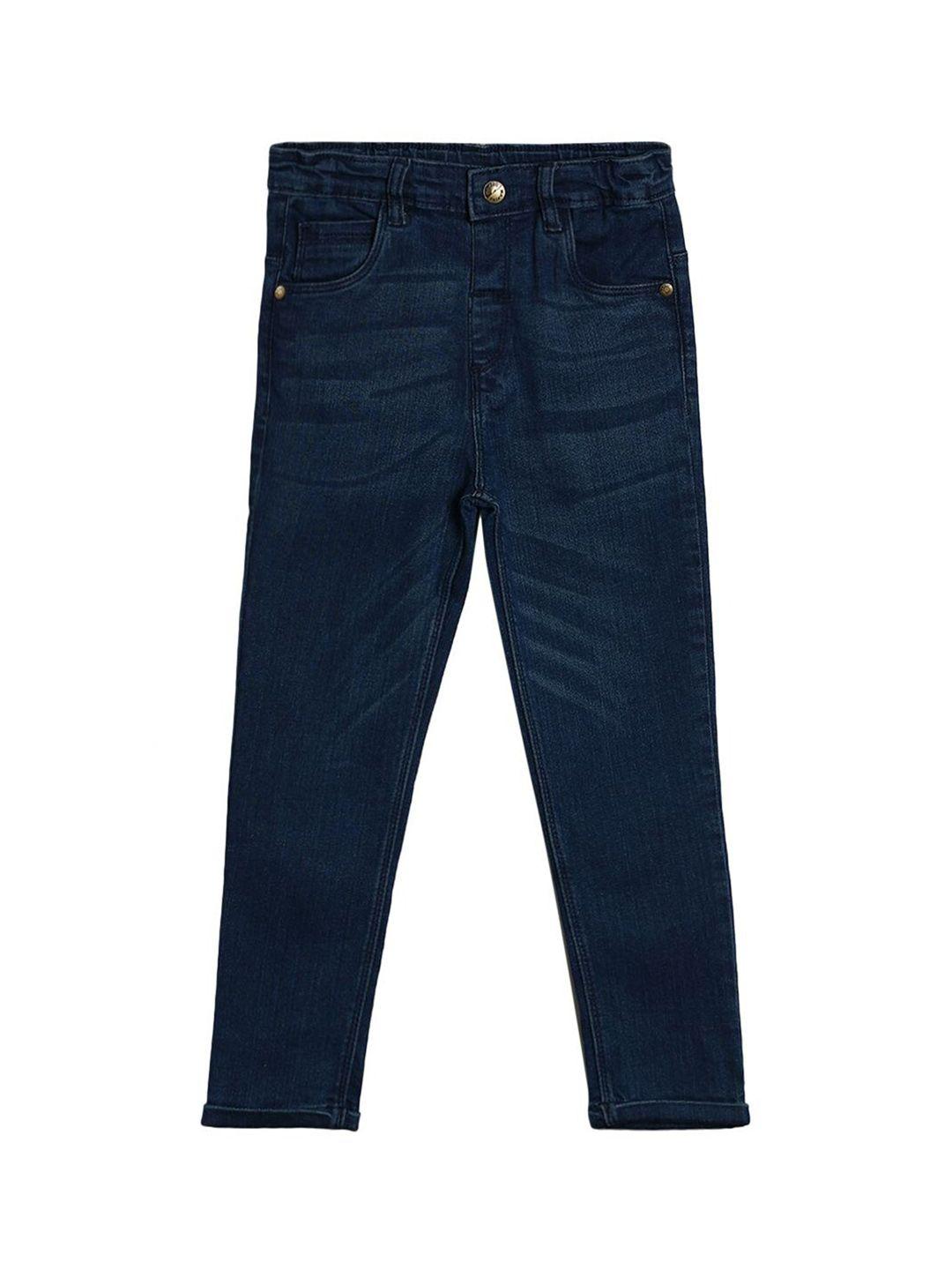 mini klub boys blue low distress jeans