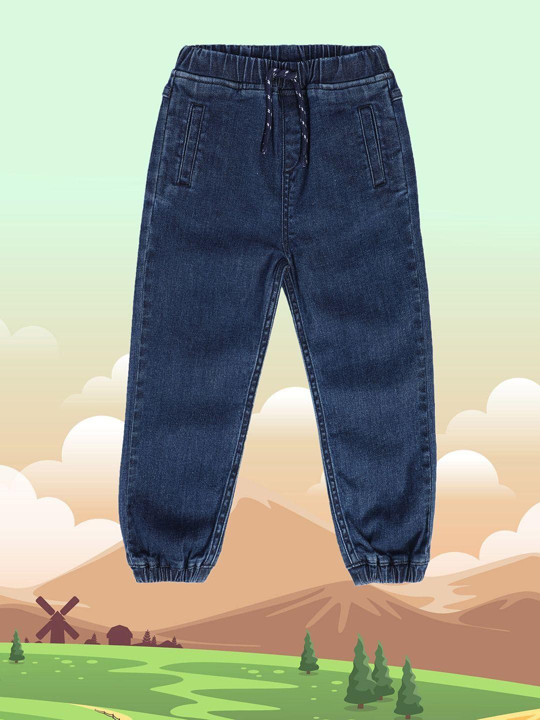 mini klub boys clean look no fade stretchable cropped jeans
