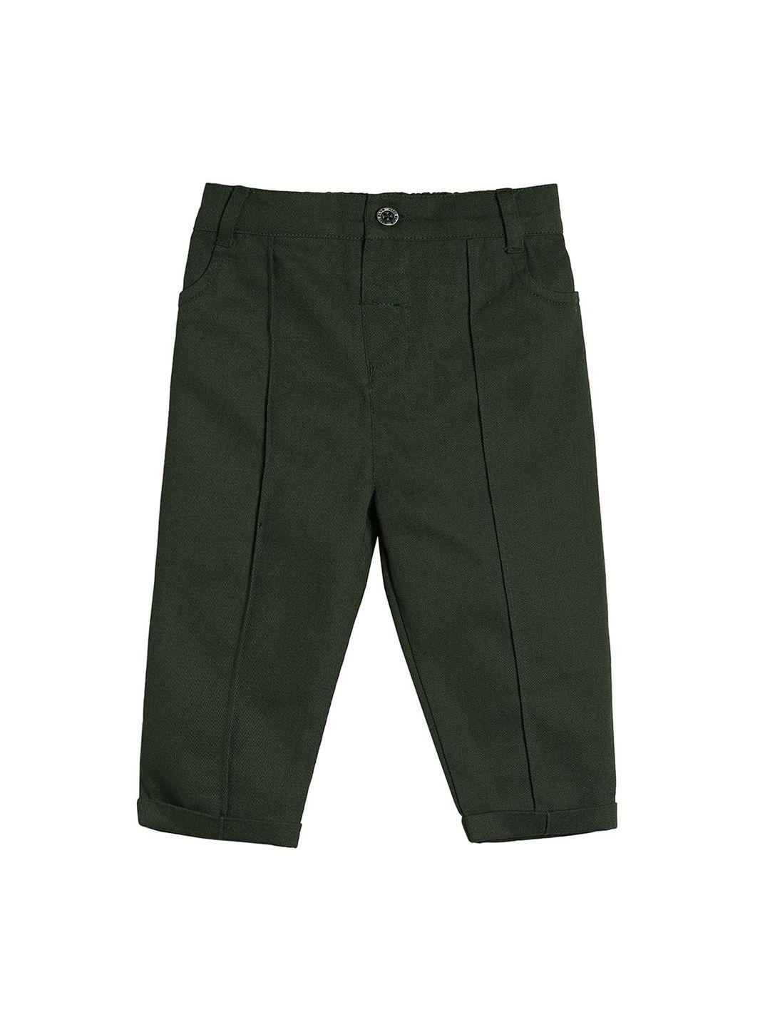 mini klub boys green chinos trousers